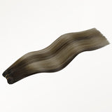 Honey Blonde Balayage (4/26/4) Thick Sew-In Weft Hair Extensions (120g-160g)