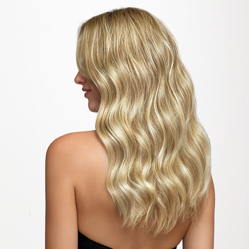 Light Blonde Highlights (16/22A) Thick Sew-In Weft Hair 