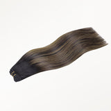 NEGRO AZABACHE (1)Extensiones de cabello de trama cosida