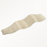 Platinum Blonde (60A) Thick Sew-In Weft Hair Extensions (120g-160g)