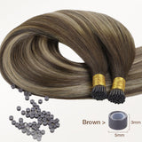 HONIGBLONDE BALAYAGE (4/26/4) I Tip Haarverlängerungen