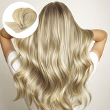 LIGHT BLONDE HIGHLIGHTS (16/22) I Tip Hair Extensions