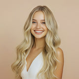 LIGHT BLONDE HIGHLIGHTS (16/22) I Tip Hair Extensions