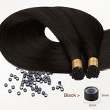 JET BLACK (1) I Tip Haarverlängerungen