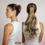 Human Hair Ponytail Extensions