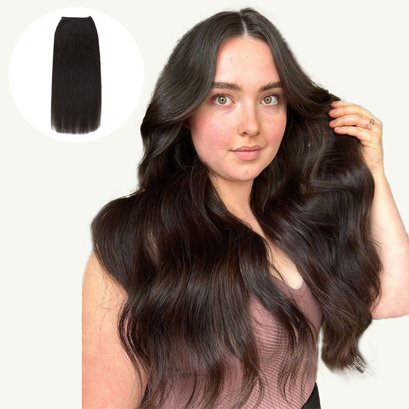 Dark Brown (2) Sew-In Weft Hair Extensions (80g-110g)