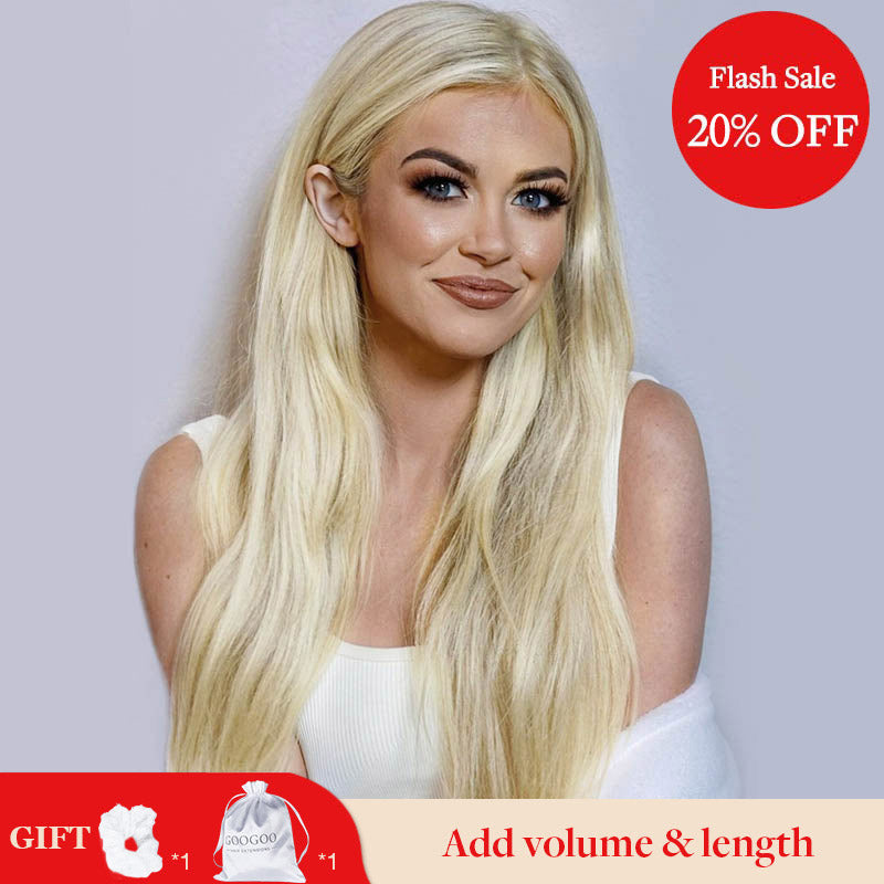 GOO GOO Double Drawn Clip in Hair Extensions 160g