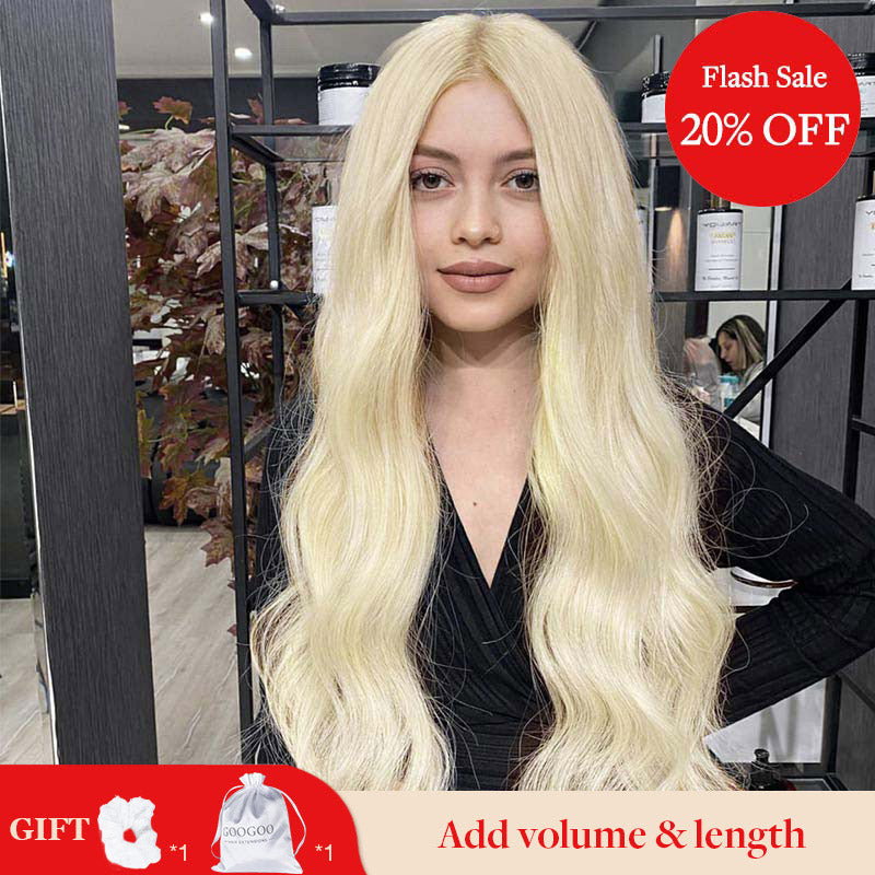 GOO GOO Double Drawn Clip in Hair Extensions 160g