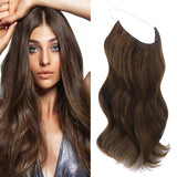 CHOCOLATE BROWN (4) PRO & WIRE HAIR EXTENSION