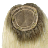 GOO GOO Human Hair Topper Mono Base-sale