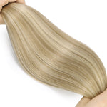 Light Blonde Highlights (16/22A) Double Drawn Clip in 160g [Clearance] – 100% Remy Human Hair.