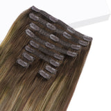 GOO GOO Double Drawn Clip in Hair Extensions 160g