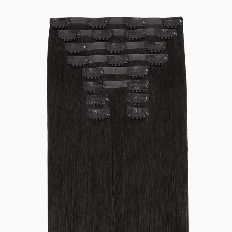 Extensiones de cabello con clip de doble trama GOO GOO, 160 g