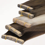  Caramel Blonde Balayage (4/27/4) Freedom Tape-Ins 50-100g-100% Remy Human Hair extensions and accessories.