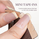  Natural Black (1B) Wide Tape-Ins 50-100g-100% Remy Human Hair extensions and accessories.