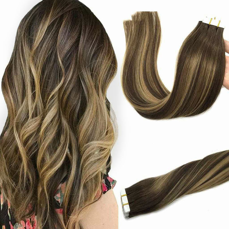 Tape in Hair Extensions-Dark Color