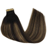 Tape in Hair Extensions-Dark Color