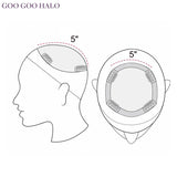 GOO GOO HALO Human Hair Topper Mono Base