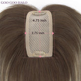 GOO GOO HALO Human Hair Topper Mono Base