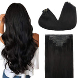 NATURAL BLACK (1B) SEAMLESS CLIP-INS