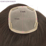 GOO GOO HALO Human Hair Topper Mono Base