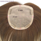 GOO GOO HALO Human Hair Topper Mono Base