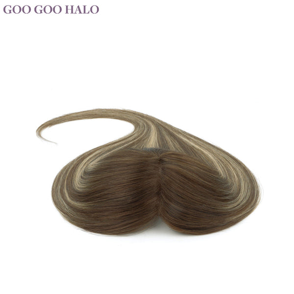 GOO GOO HALO Human Hair Topper Mono Base