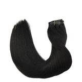 NATURAL BLACK (1B) SEAMLESS CLIP-INS