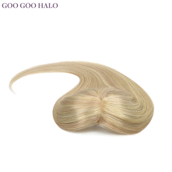 GOO GOO HALO Human Hair Topper Mono Base