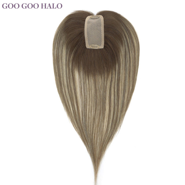 GOO GOO HALO Human Hair Topper Mono Base