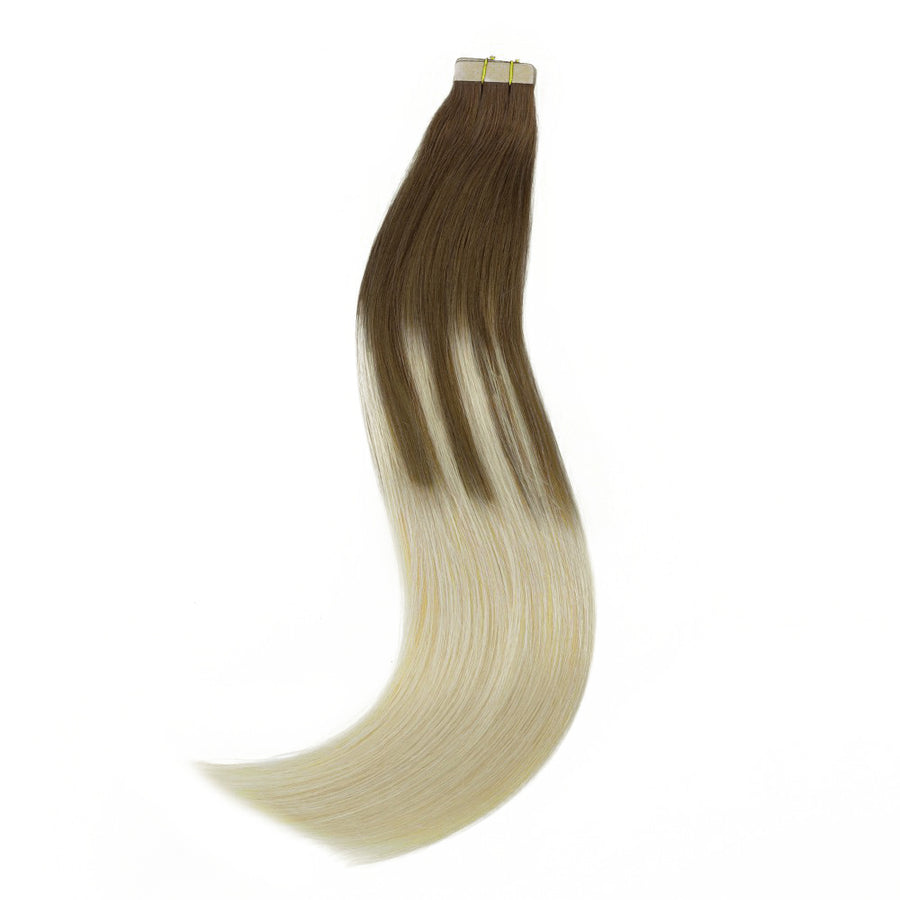 GOO GOO Hair Tape in Hair Extensions Human Hair, 14"24" Hair