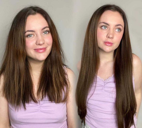 Seamless Clip in Hair Extensions